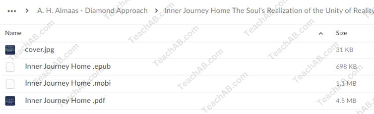 The Inner Journey Home: The Soul's Realization of the Unity of Reality By Hameed Ali Free Donwload